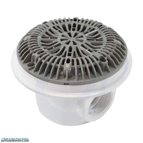 CMP Galaxy Main Drain Assembly [8″, 2″ FPT] [Gray] (25519-001-000)
