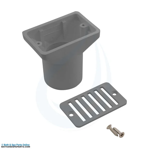 CMP Gutter Deck Drain [2″ FIP x 2″ Socket] [Gray] (25533-001-000)