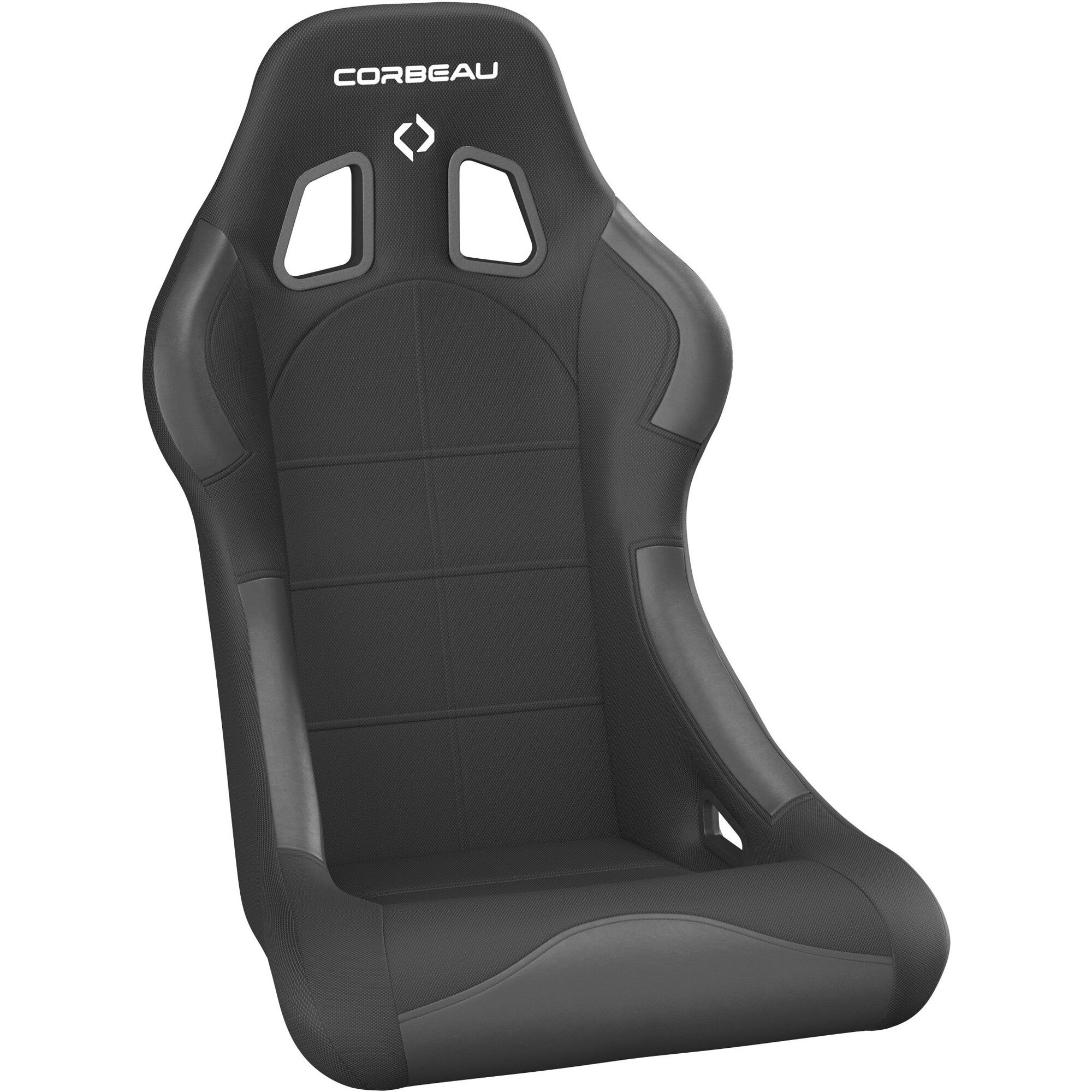 Corbeau 20991 Forza Wide Fixed Back Seat in Black Cloth