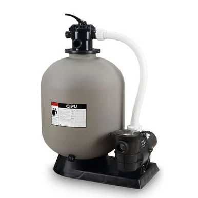 Crystal Clear Pool Water with 24-Inch Above Ground Sand Filter System & 1.5 HP Pump
