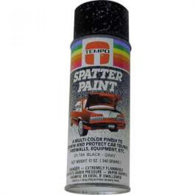 Spatter Paint, Black