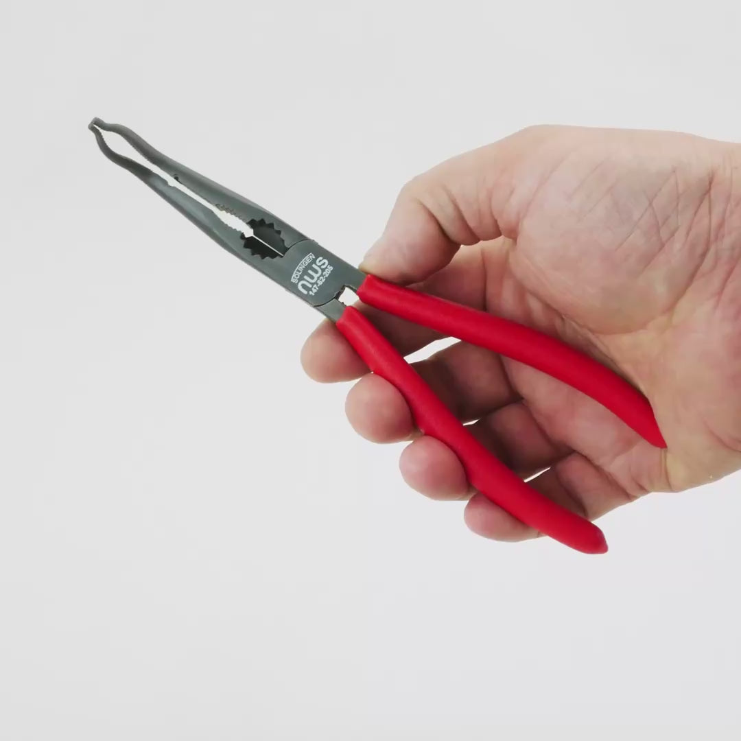 NWS 8" Secure Gripping Pliers - TitanFinish - Plastic Grip