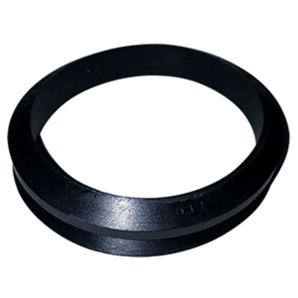 Black Solid Round Outdoor Patio Rubber V-Ring