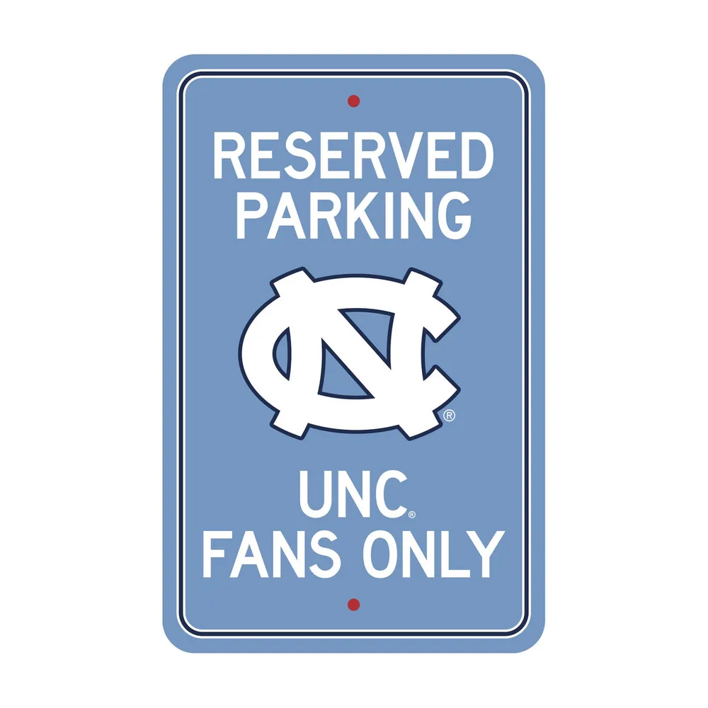 18″ NCAA North Carolina Tar Heels ‘Reserved Parking’ Wall Sign