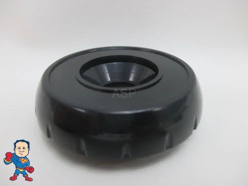 Discontinued Waterway 1″ Diverter Valve Cap – Black Notched 2 1/2″ Wide – Waterfall Control Replacement