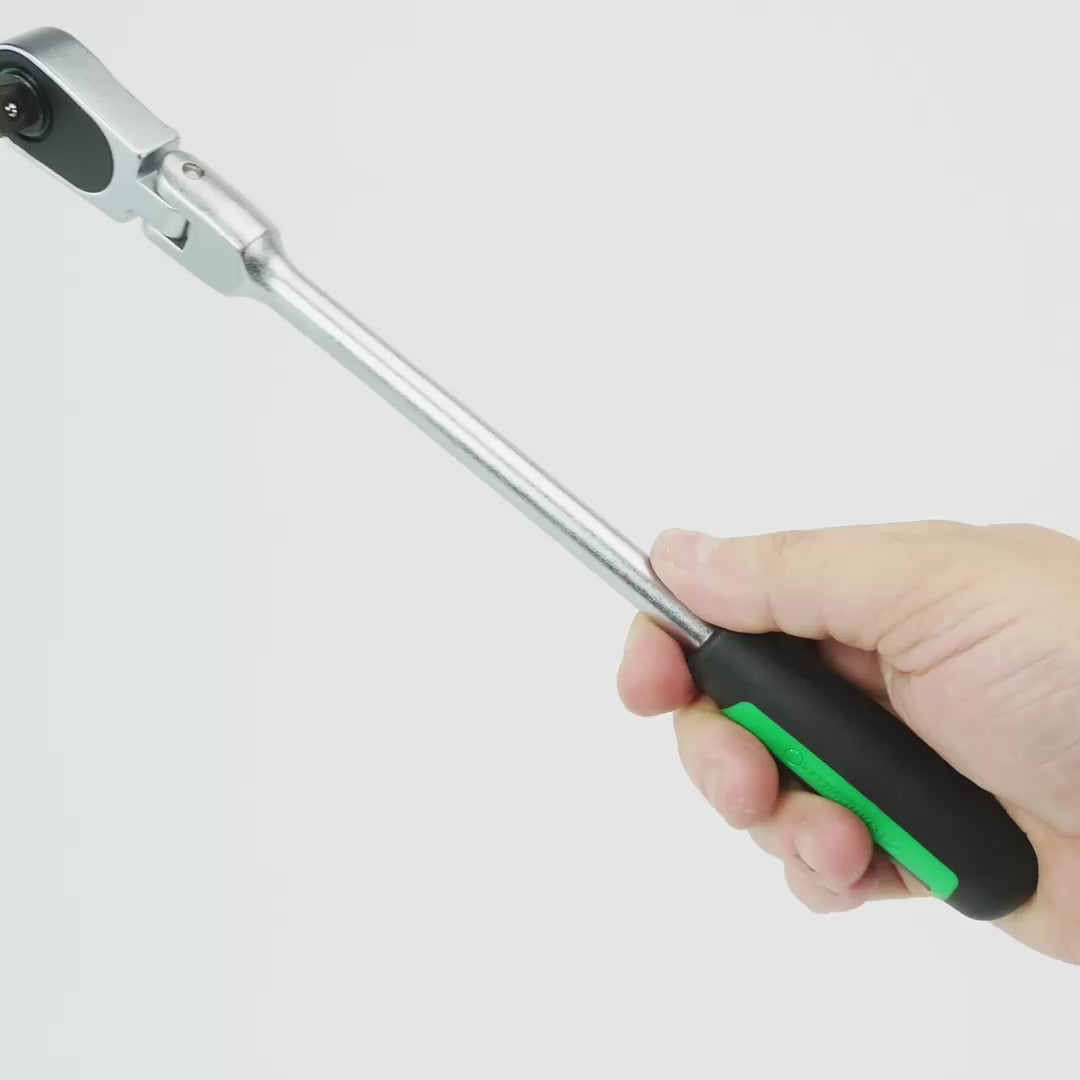 Stahlwille 452QR Flexible Joint Fine Tooth Ratchet, 3/8" Drive