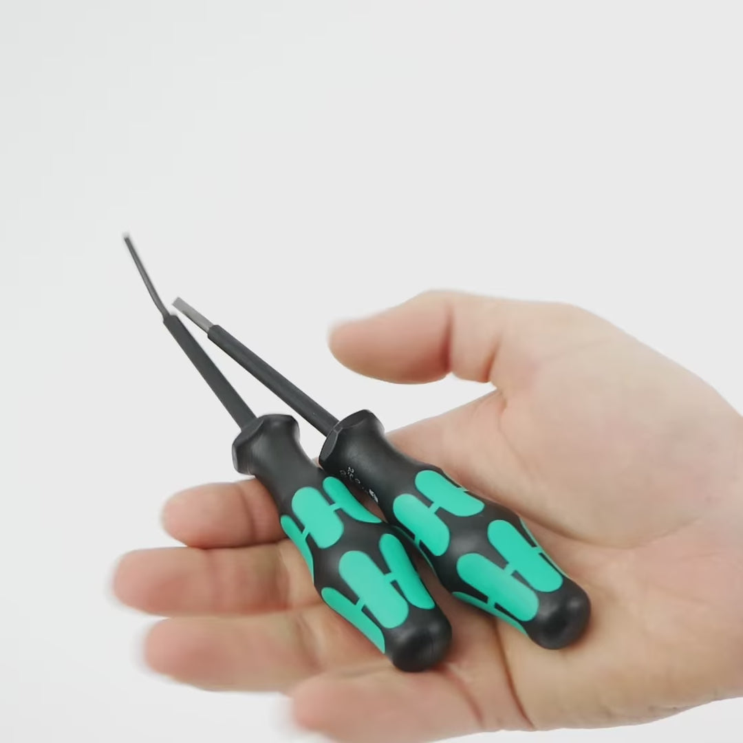 Wera 008100 Actuation Tools for Terminal Blocks (Spring Cages), 2 Pieces