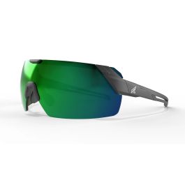 Edge MK117MPAP Makalu Safety Glasses - Matte Black Frame - Polarized Green Mirror Lens