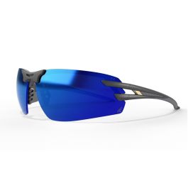 Edge SL118 Salita Safety Glasses - Black Frame - Blue Mirror Lenses