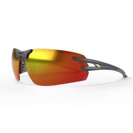 Edge SLAP119 Salita Safety Glasses - Black Frame - Red Vapor Shield Lenses