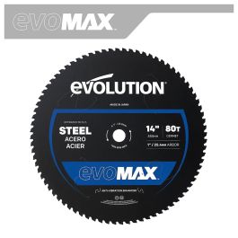 Evolution EVOMAX14ST Professional Grade Mild Steel Cermet Blade