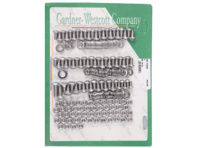Front Bumper Mounting Kit, Stainless Steel Button Head Bolts