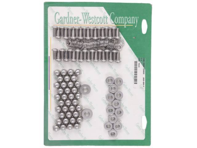 BOLT KIT, Front Fender, Stainless Button Head Bolts with Acorn Nuts