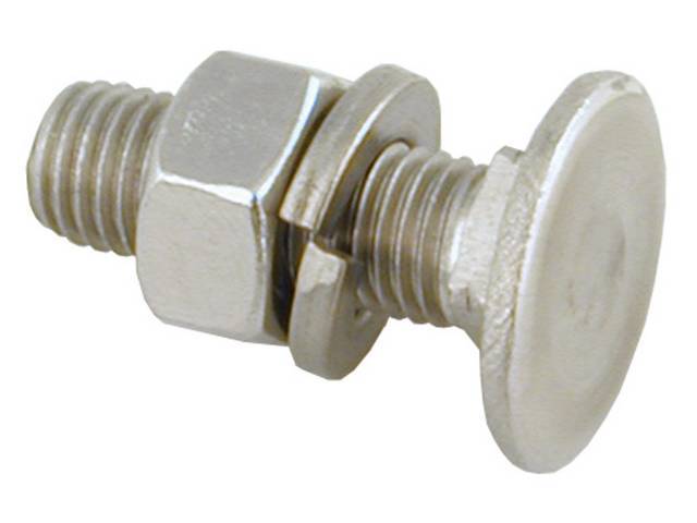 Rear Fender Bolt, Flat Head Carriage style