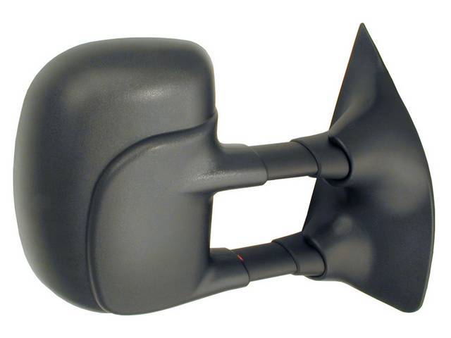 Outside Rearview Mirror, Manual, RH, Black