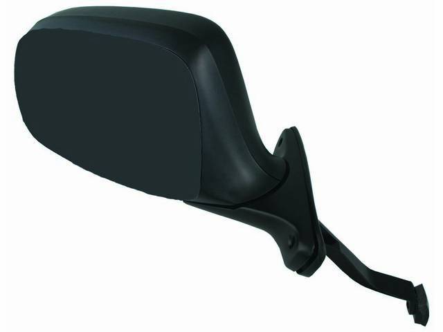 Outside Rearview Mirror, Manual, Convex, RH, Black