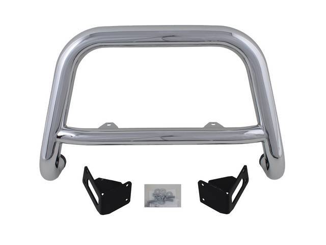 GRILLE GUARD, ELITE CHROME, BY DEEZEE, RESEARCH CONFIRMS