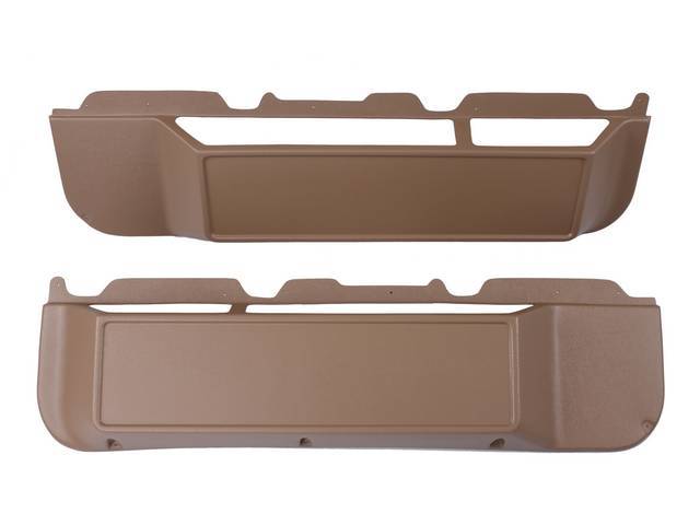 Door Panel Map Pocket Inserts, Saddle