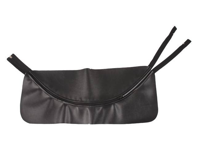 Door Panel Map Pocket, Replacement Style, Black
