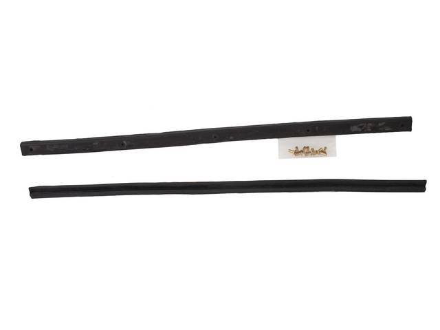 WEATHERSTRIPS, VENT WINDOW DIVISION BAR