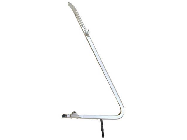 Vent Window Frame, RH, Chrome