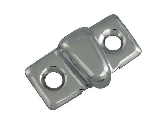 Door Latch Dove Tail, Male, Chrome