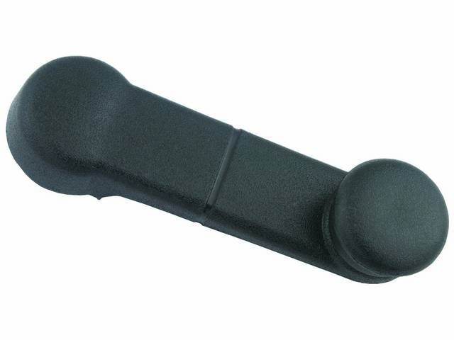 Door Window Regulator Handle, Black Knob