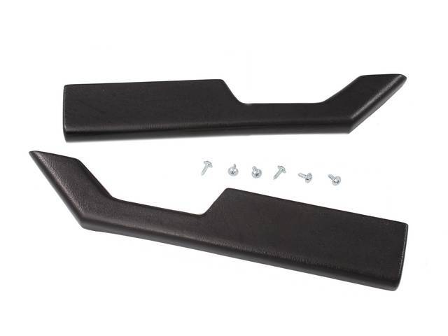 Door Panel Arm Rest Pads, Black