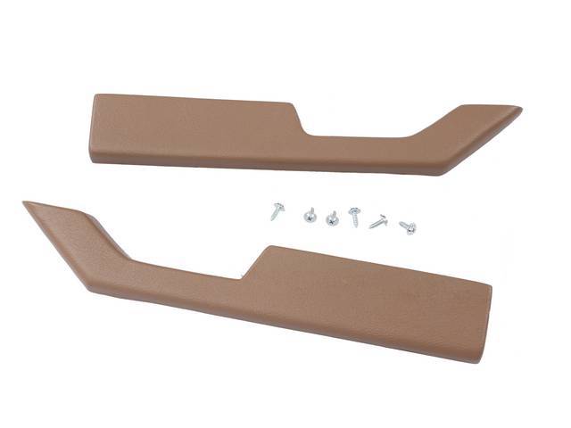 Door Panel Arm Rest Pads, Saddle