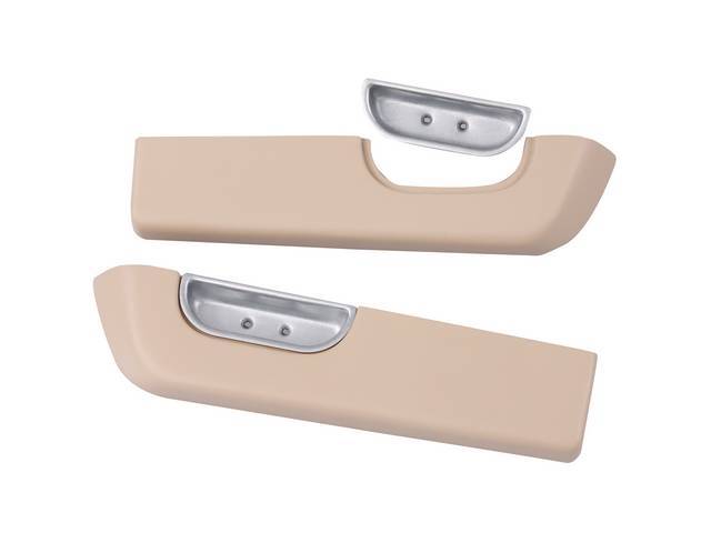 Door Panel Arm Rest Pads, Padded, Buckskin