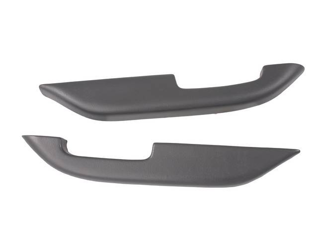 Door Panel Arm Rest Pads, Padded, Graphite