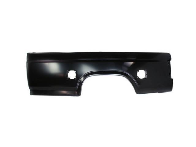 Quarter Panel, LH, Dual Square Fuel Door Cutouts