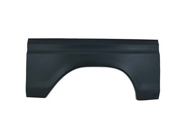 Quarter Panel Outer Repair Section, Center and Wheel Flare, RH