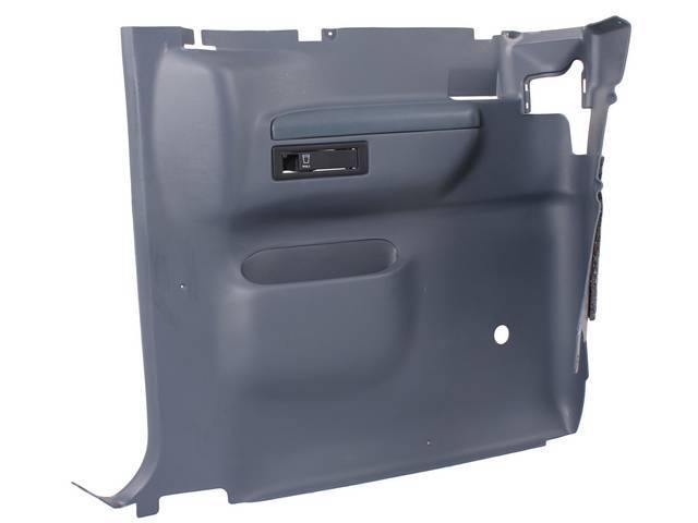 Quarter Trim Panel, Rear Cab, RH, Crystal Blue