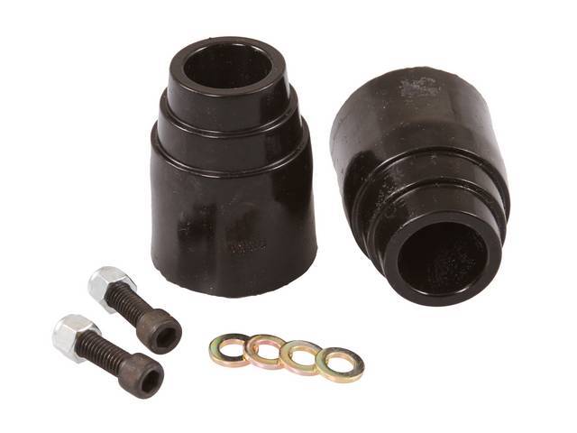 Axle Bumpers, Polyurethane, Black
