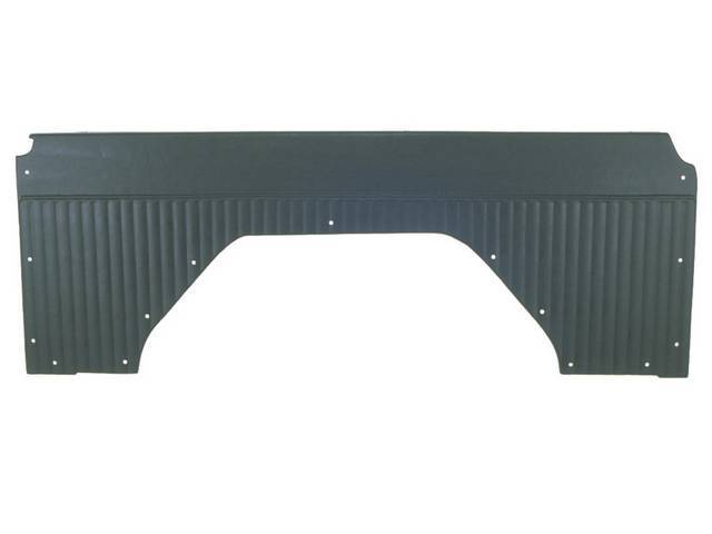 Rear Quarter Interior Trim Panels, Black
