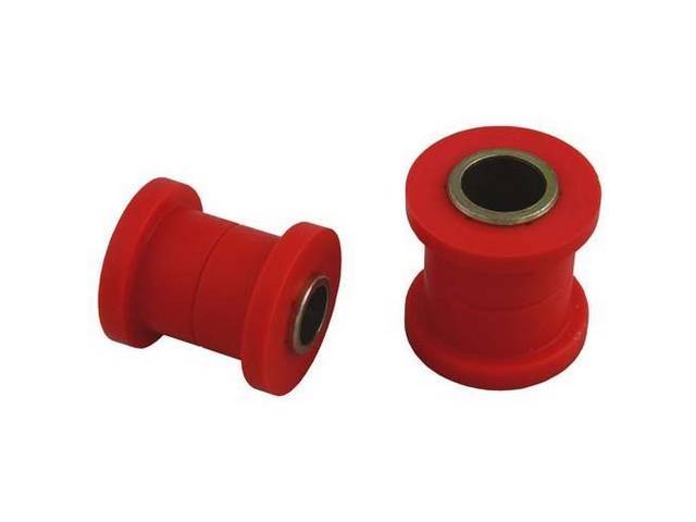 Front Suspension Track Bar Bushing Set, Polyurethane, Red