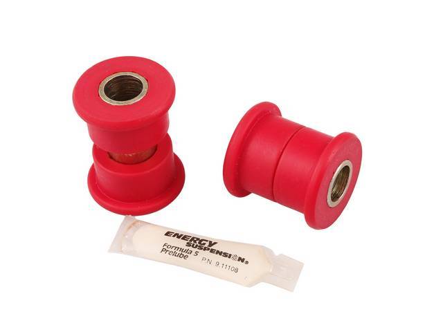 Rear Suspension Track Bar Bushing Set, Polyurethane, Red