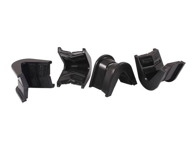 Front Radius Arm Insulator, Polyurethane, Black, 4 Degree Angle