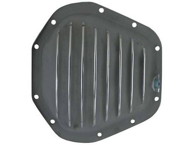 Axle Housing Cover, Finned Aluminum