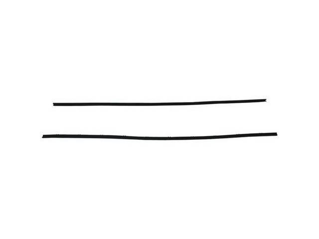 Tailgate Beltline Weatherstrips, Inner and Outer