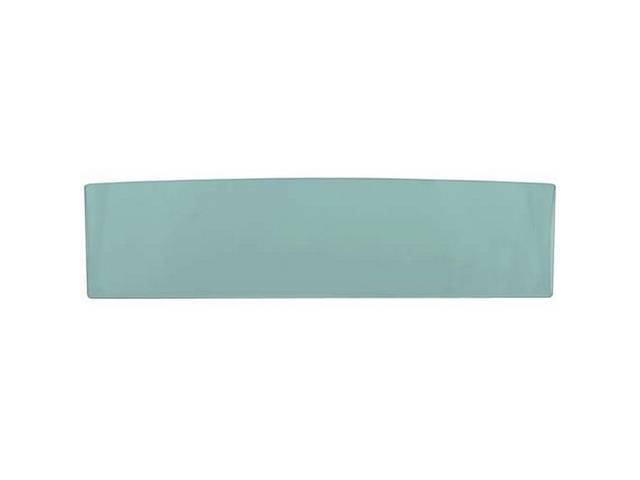 Rear Back Window Glass, Green Tint