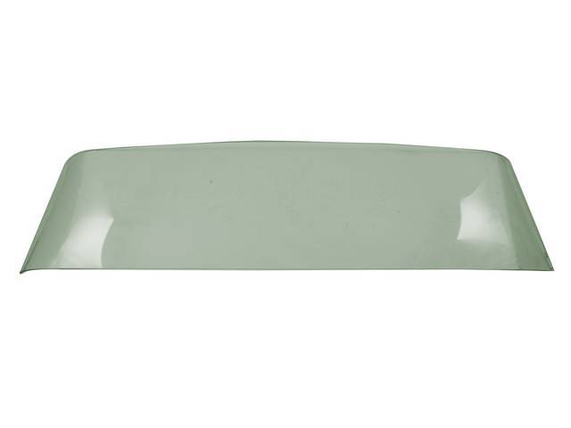 Rear Window Glass, Large, Green Tint