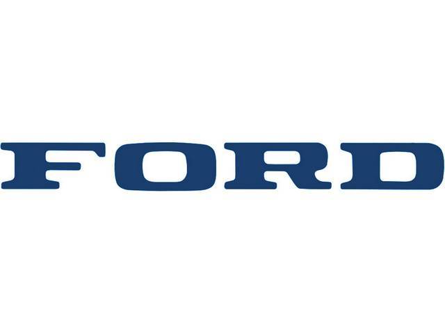 TRANSFER EMBLEM, TAILGATE, FORD, dark blue