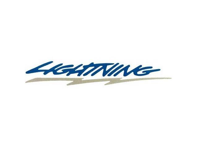 Lightning Tailgate Transfer Emblem