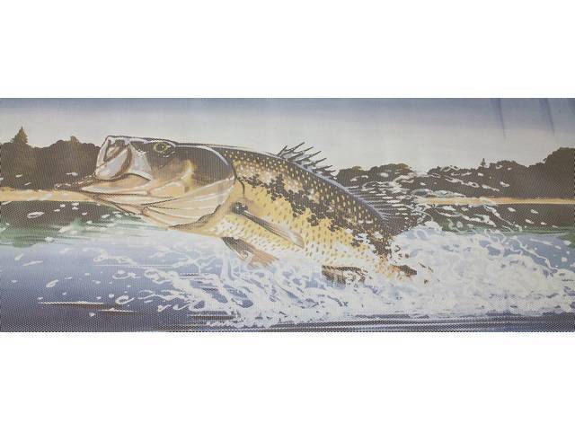 GLASSCAPES™, REAR WINDOW GRAPHICS, TROPHY BASS, PRESSURE SENSITIVE