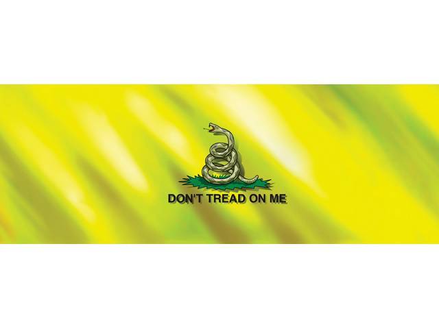 GLASSCAPES™, REAR WINDOW GRAPHICS, DON’T TREAD ON ME