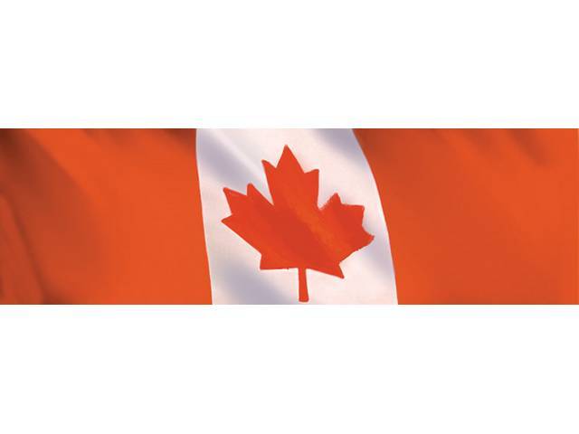 GLASSCAPES™, REAR WINDOW GRAPHICS, MAPLE LEAF (CANADIAN FLAG