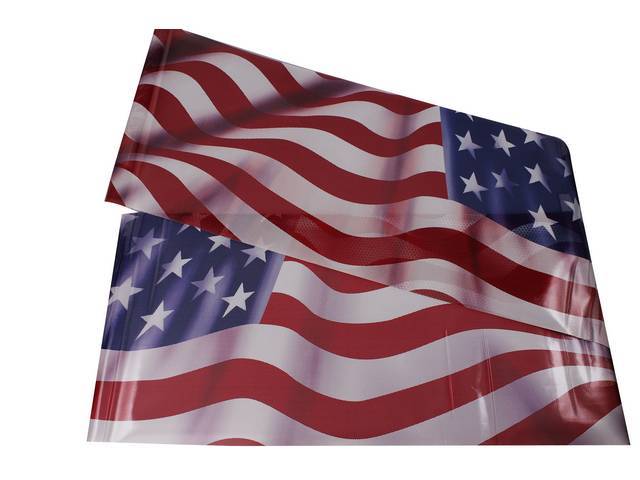 GLASSCAPES™, SIDE WINDOW GRAPHICS, STARS AND STRIPES,PRESSURE