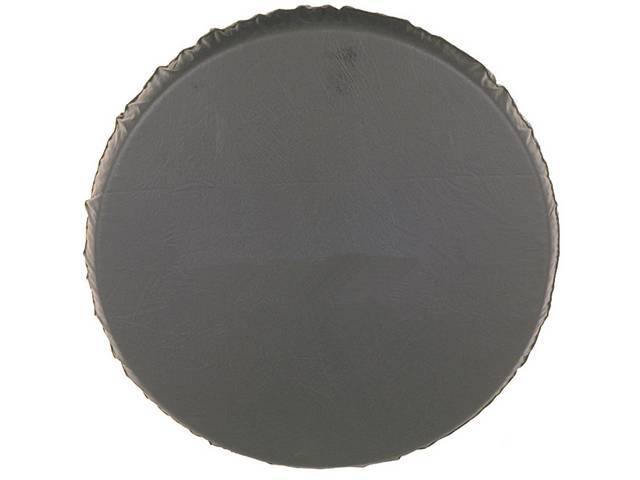 TIRE COVER, PLAIN, BLACK, 26.5-29"